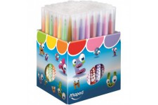 Maped - Feutres de coloriage School Peps - 72 Feutres Lavables Enfant - Longue Duree & Resistants - 72 Feutres Pointe Moyenne a 