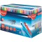 Maped Boite de 144 feutres - 12 couleurs differentes Ultra-lavable