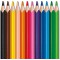 Maped - Crayons de Couleur STRONG Mini Color'Peps - 12 Crayons de Coloriage Ultra-resistants et Ergonomique - Pochette de 12 Pet