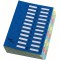 Clip Junior Trieur 12 compartiments 24x32 cm Bleu