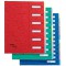 Clip Junior Trieur 12 compartiments 24x32 cm Bleu