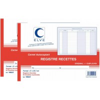 Manifolds AUTO ENTREPRENEURS RECETTES 210 x 297 mm 40 Feuillets Dupli