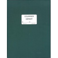 Lebon et Vernay SP520 Registre pour enregistrement du courrier depart 150 pages en 25x32cm Vert