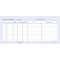 Carnets de suivi kilometrique spirale 50 Dupli, 550 Trajets 29,7 x 140
