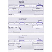 524 Paquet de 300 lettres de change 21x29,7 100f 3 traites predecoupees par feuille