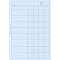 BLOC AUDIT 4 COL.+ EN-TETE 297X210 80 P. BLEU DOSSIER RECTO