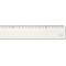 MINERVA Regle 75cm un biseau transparent