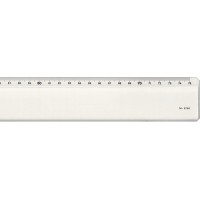 MINERVA Regle 75cm un biseau transparent