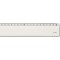 MINERVA Regle 60cm un biseau transparent