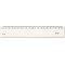 MINERVA Regle 20cm un biseau transparent