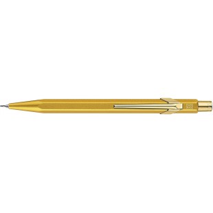 Caran d'Ache Porte-mine 844 0,7 mm - Barre doree dans un etui Slimpack