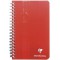 Clairefontaine 68682C Un Carnet a  Spirale - 11x17 cm - 100 Pages Petits Carreaux - Papier Blanc 90 g - Couverture Carte Pellicu