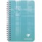 Clairefontaine 68682C Un Carnet a  Spirale - 11x17 cm - 100 Pages Petits Carreaux - Papier Blanc 90 g - Couverture Carte Pellicu