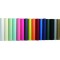 Lot de 50 : Rouleau de papier kraft couleur, 65 g/m², 3m x 0,70m, coloris assortis 13 teintes