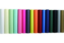 Lot de 50 : Rouleau de papier kraft couleur, 65 g/m², 3m x 0,70m, coloris assortis 13 teintes