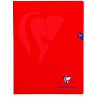 Lot de 10 : CLAIREFONTAINE Cahiers MIMESYS Pique Polypro 24 x 32 cm 96 pages 90g Q.5x5 Assortis