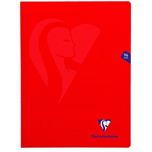 Lot de 10 : CLAIREFONTAINE Cahiers MIMESYS Pique Polypro 24 x 32 cm 96 pages 90g Q.5x5 Assortis