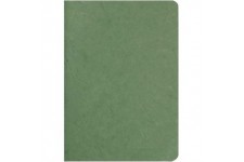 Clairefontaine 733163C Collection Age Bag Un Carnet Agrafe Vert - A5 14,8x21 cm - 96 Pages Lignees - Papier Blanc 90 