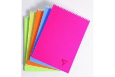 Lot de 5 : Bloc Linicolor Fresh format A4, 80 feuilles detachables 90 g/mÂ² reliure integrale, ligne