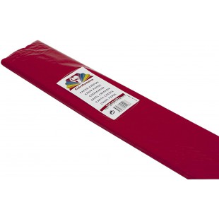 Clairefontaine 95106C - Rouleau de Papier Crepon - Format 2,50x0,50m - Crepage 75% - Papier elastique et Resistant - Loisirs Cre