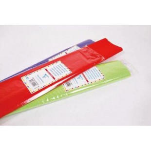 Feuille de papier crepon 75% Festif, 40 g/m², 2,50m x 0,50m, coloris vert pre