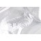 Clairefontaine 8488C - Trousse Scolaire Rectangulaire, Trousse de Maquillage 22x4x14 cm, Transparente a  Paillettes