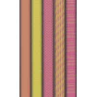 Lot de 30 : Rouleau de papier kraft fantaisie, 70 g/m², 2 m x 0,70 m, motif Neon