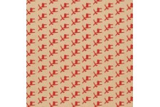 Lot de 60 : Rouleau de papier cadeau Kraft verge, 60 g/m², 2m x 0,70m, motifs Nature Noel assortis (6)