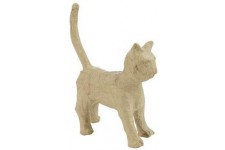 Chaton 13cm, en papier pulpe