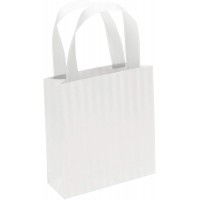 Clairefontaine 223756C - Un petit sac cadeau Premium Blanc 12x4,5x13,5 cm 170g, Arabesque
