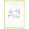 Lot de 10 : Tarifold tableaux transparents pour documents format A3 Bleu