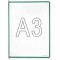 Lot de 10 : Tarifold tableaux transparents pour documents format A3 Bleu