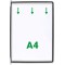 Lot de 10 : TARIFOLD - ttechnic Poches a pivots, format A4, noir poches A4 a pivots en PVC, poches renforcees par un fil d'