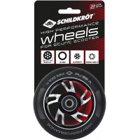 Schildkrot Rouleaux de Rechanges pour Trottinettes Freestyle, Haute Performance, 100 mm en PU (Durete 88A), Jantes en Aluminium,