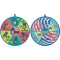 Schildkot Soft Dart Set, 1 Jeu de Flechettes Doux, Imprime des Deux Cotes avec Differents Champs Cibles, 2 x 3 Balles