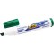 BIC Velleda 1751 ECOlutions Feutres pour Tableau Blanc Effacables a Sec a Pointe Moyenne Biseautee - Vert, Boite d