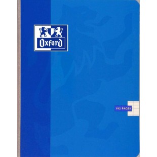 Cahier broches 17x22 192 pages grands carreaux seyes oxford