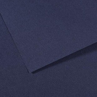 Lot de 10 : Feuille Mi-Teintes® 50x65 160g/m², coloris bleu indigo 140