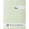 Exacompta 412E Registre pique foliote format Vertical 29,7 x 21 cm 200 pages petits Carreaux 110 g/m²