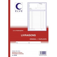 CARNET 'LIVRAISONS' 297X210 50/2+0 (par 5)