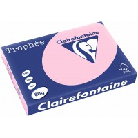 Clairefontaine Trophee Ramette de 500 feuilles papier couleur 80 g A3 Rose