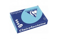 Clairefontaine Trophee Ramette de 500 feuilles papier couleur 80 g A4 Bleu alize