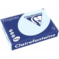 Clairefontaine Trophee Ramette de 250 feuilles papier couleur 160 g A4 Bleu