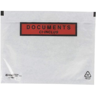 Paquet de 100 documents ci-inclus 110x160