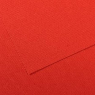 Lot de 10 : Feuille Mi-Teintes® 50x65 160g/m², coloris coquelicot 506