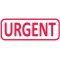Tampon Trodat X-print 4912 encrage automatique rechargeable, texte URGENT, encre de couleur rouge, format de l'impression 47 x 1