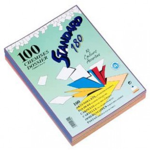 Standard 180 100 Chemises 24 x 32 cm Assorties