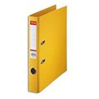Lot de 10 : ESSELTE Classeur en plastique standard, A4, 50 mm, jaune