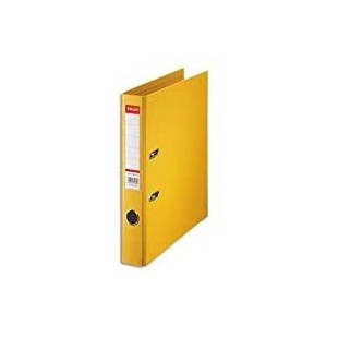 Lot de 10 : ESSELTE Classeur en plastique standard, A4, 50 mm, jaune