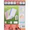 L'Oblique AZ Sachet de 10 planches d'etiquettes n°9 pour dossiers armoire Assortis